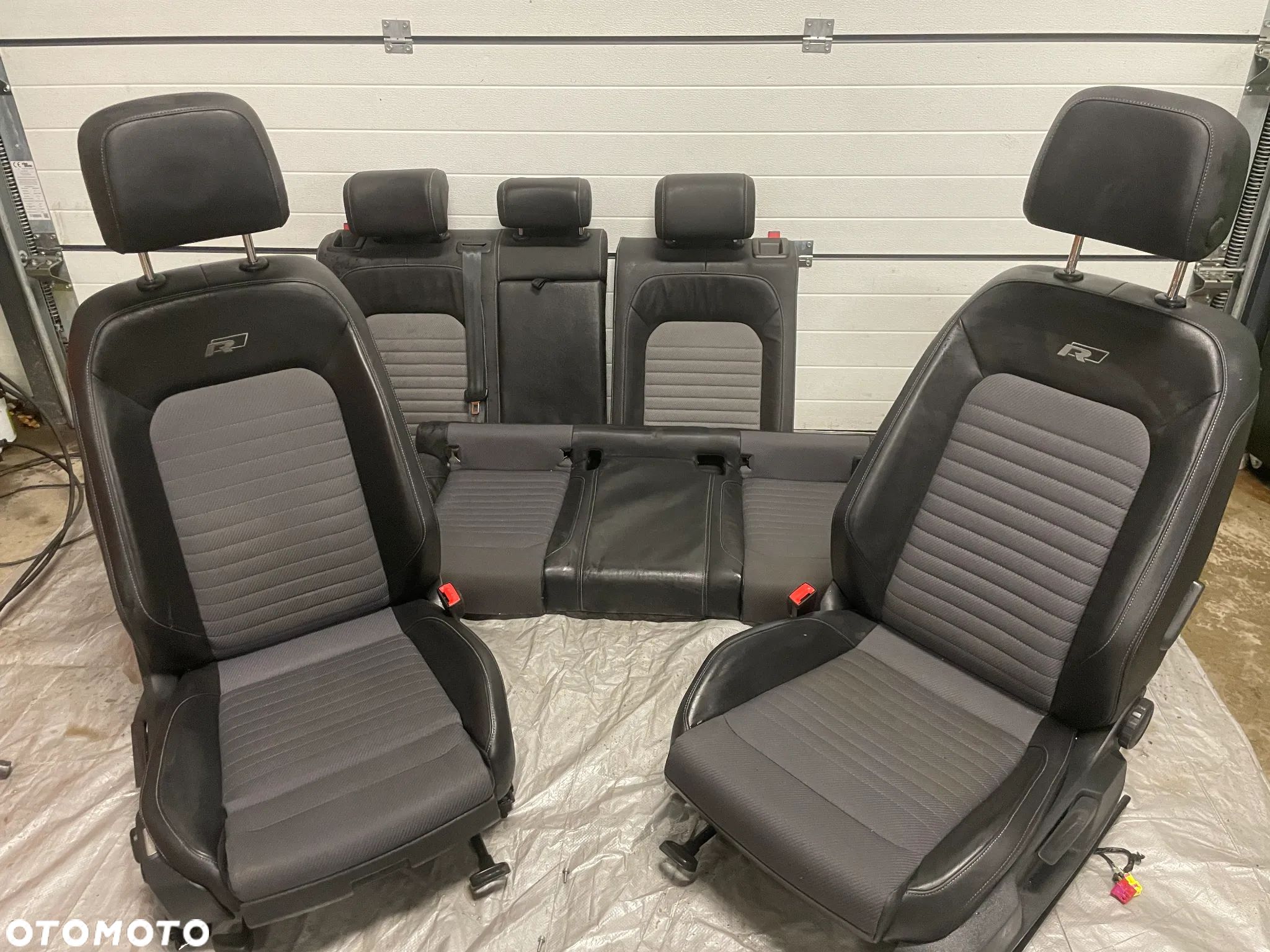 VW Passat B8 R-line lift  fotele kanapa komplet wnętrze - 1