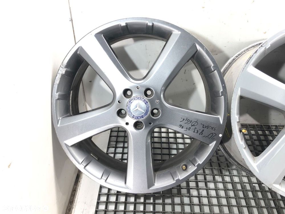 FELGI ALUMINIOWE KOMPLET 20 8.5J 5X112 ET56 ŚRODEK CENTR. 66.6  MERCEDES-BENZ KLASA M (W164) 2005 - - 5