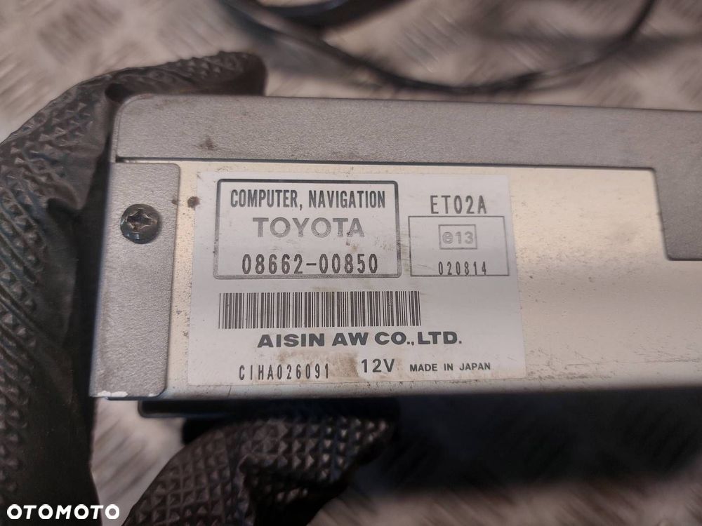 ZESTAW NAWIGACJI GPS TOYOTA YARIS I 86110-52140 08663-00811 08662-00850 - 8