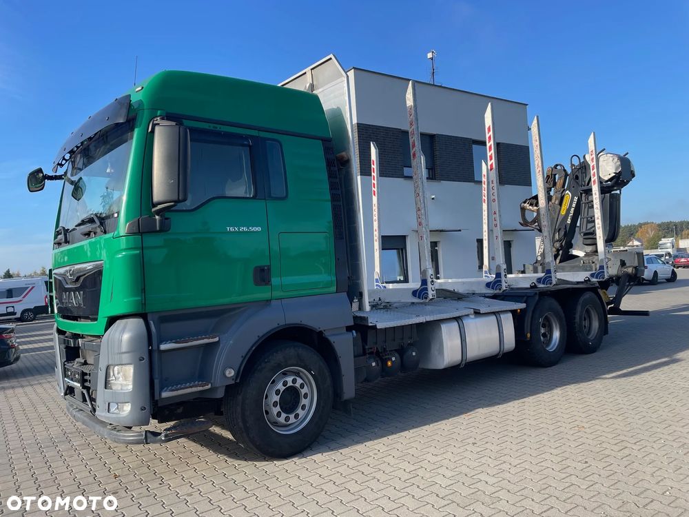MAN TGX 26.500, 6x4, HDS EPSILOM M12Z, do transportu drewna. - 8