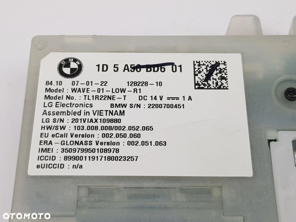 NOWY ORYGINALNY Wzmacniacz sygnału Prawy BMW G14 G15 Alpina B8 5A56BD6 - 7