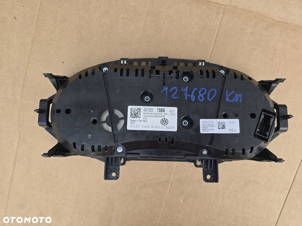 licznik zegary 5g1920758b przebieg 127680km golf vii r 300km - 4