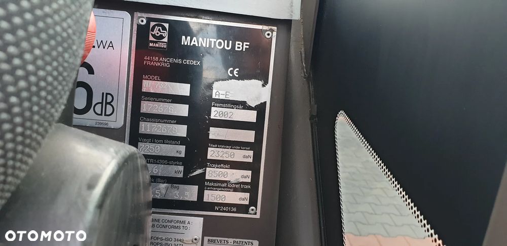 Manitou MT732 rok 2002 sprowadzona  zadbana - 12