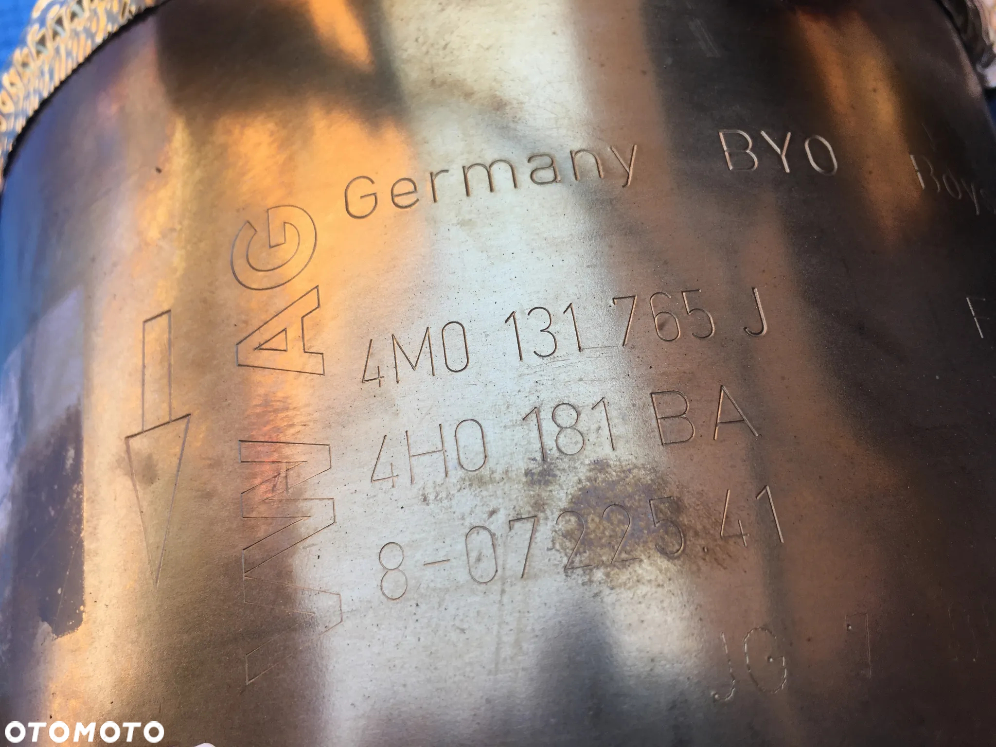 AUDI Q7 4M 3.0 TDI / Filtr DPF Katalizator / CZUJNIK  / 110tys km / ORYGINAŁ - 3
