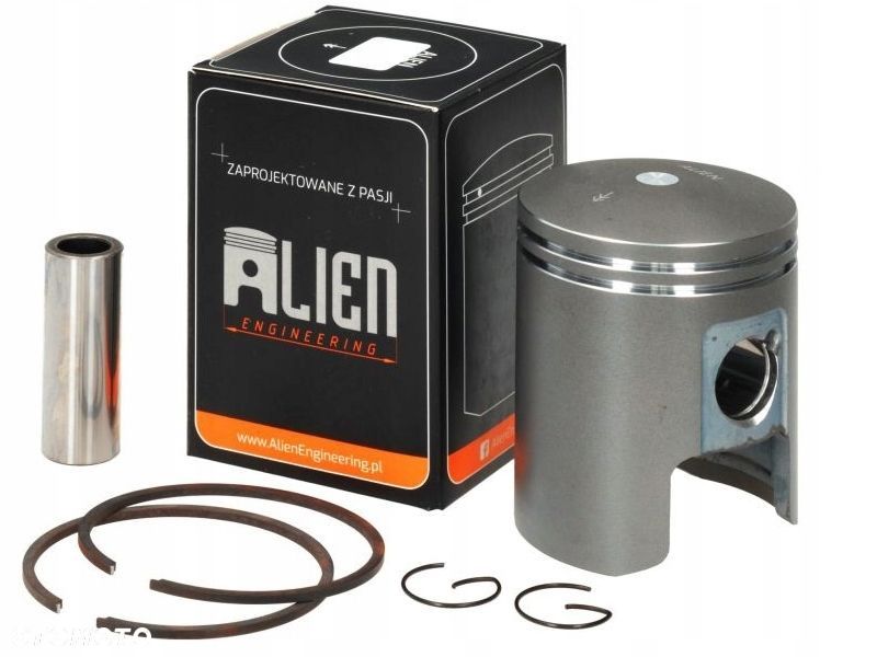 TŁOK 3 szlif WSK 125 ALIEN 52.75 SWORZEŃ PIERŚCIENIE KOMPLET KOMPLETNY - 1