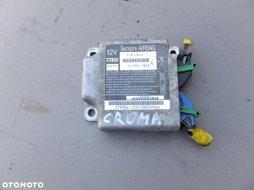 sensor poduszek fiat croma II lift 2009r  51814843 - 1