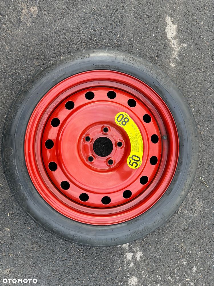 Koło dojazdowe Hyundai i40 + zestaw R17 135/80 dojazdówka zapasowe komplet - 2
