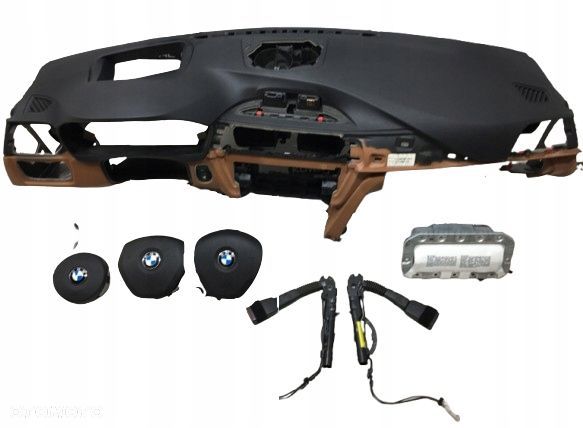 komplet poduszki deska pas pasy bmw 3 f30 head up - 1