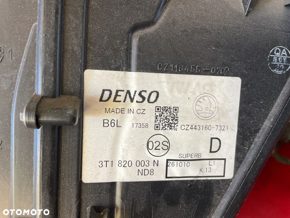 SKODA SUPERB II NAGRZEWNICA  3T1820003N - 3