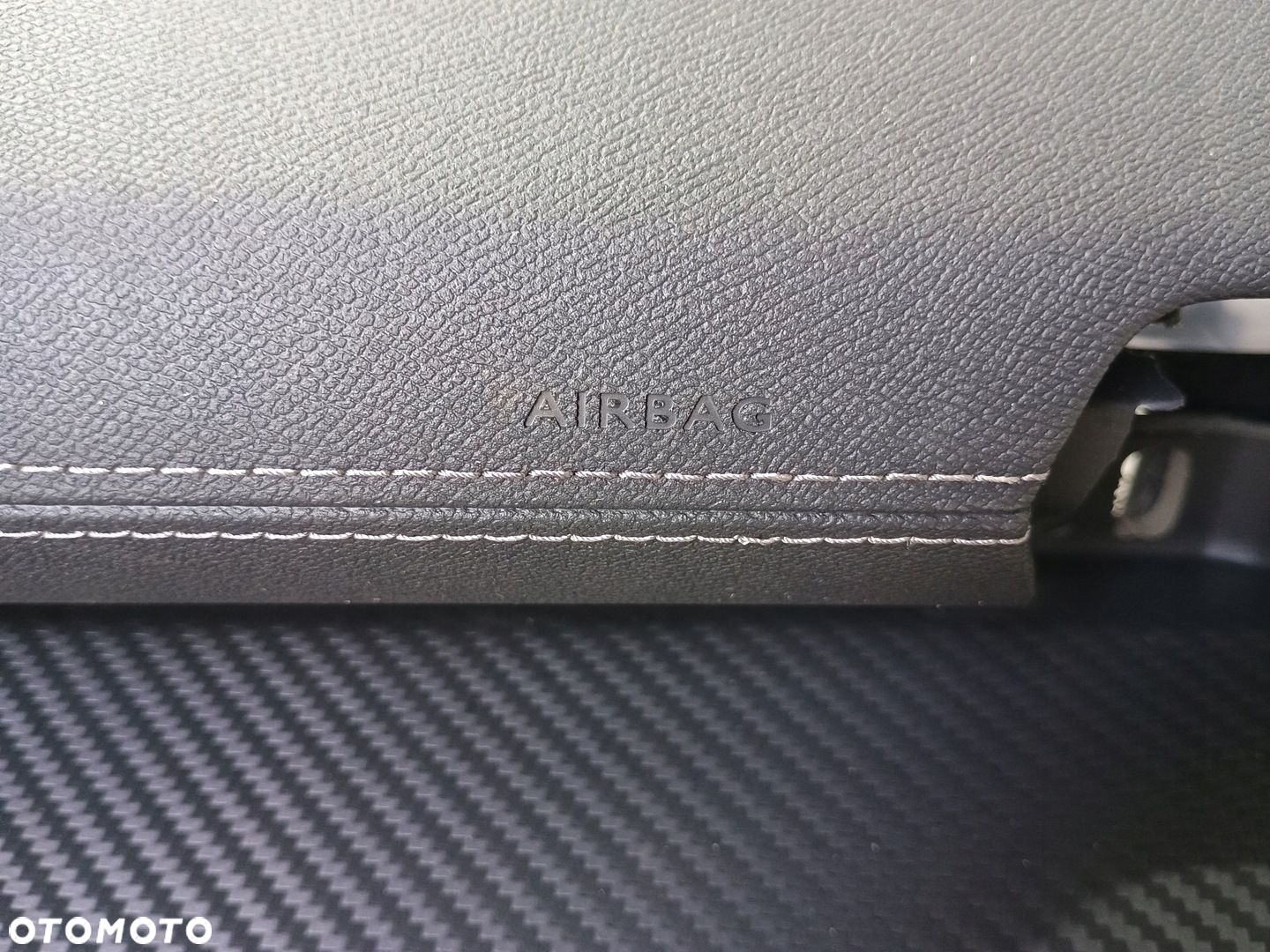 PEUGEOT 508 2 II BIAŁA NIĆ DESKA KONSOLA AIRBAG PASY ORYGINAŁ DEMONTAŻ - 7