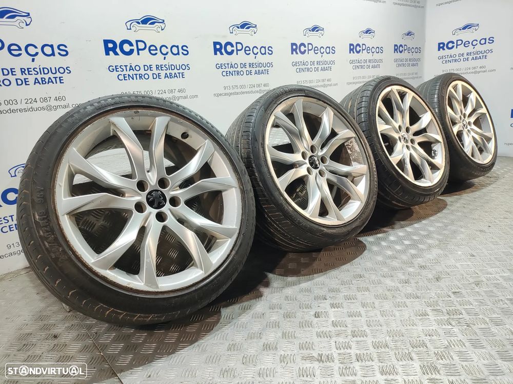 Conjunto de jantes 19 originais Peugeot RCZ 8,5J ET27 5x108 - 2