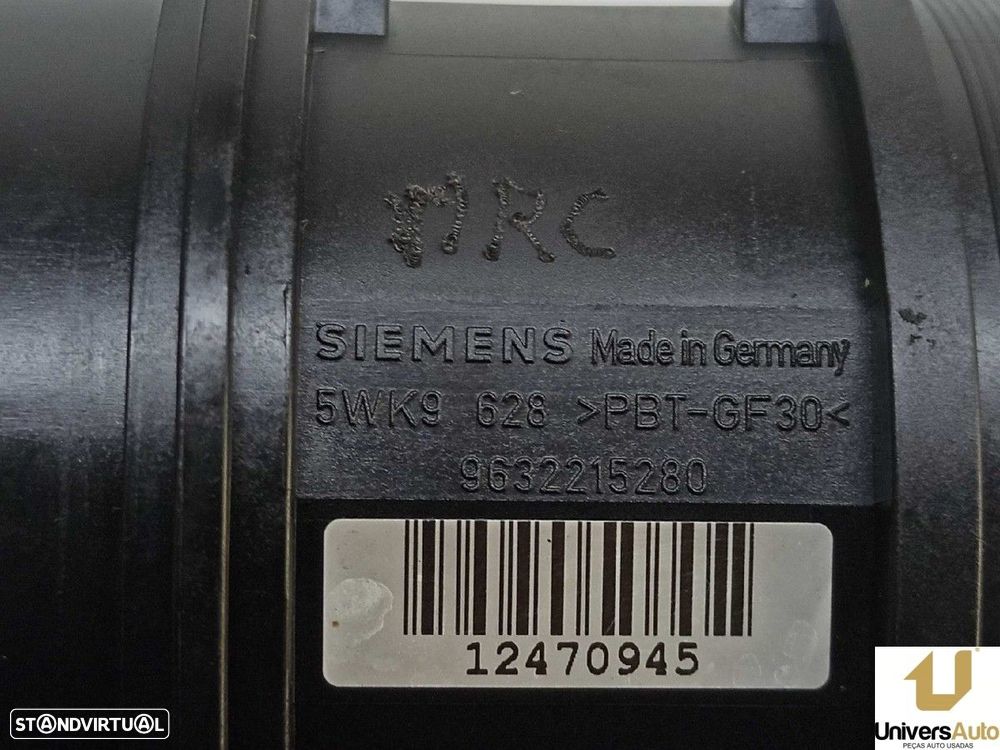 MEDIDOR DE MASSA DE AR CITROEN C5 BERLINA 2.0 HDI SX - 5