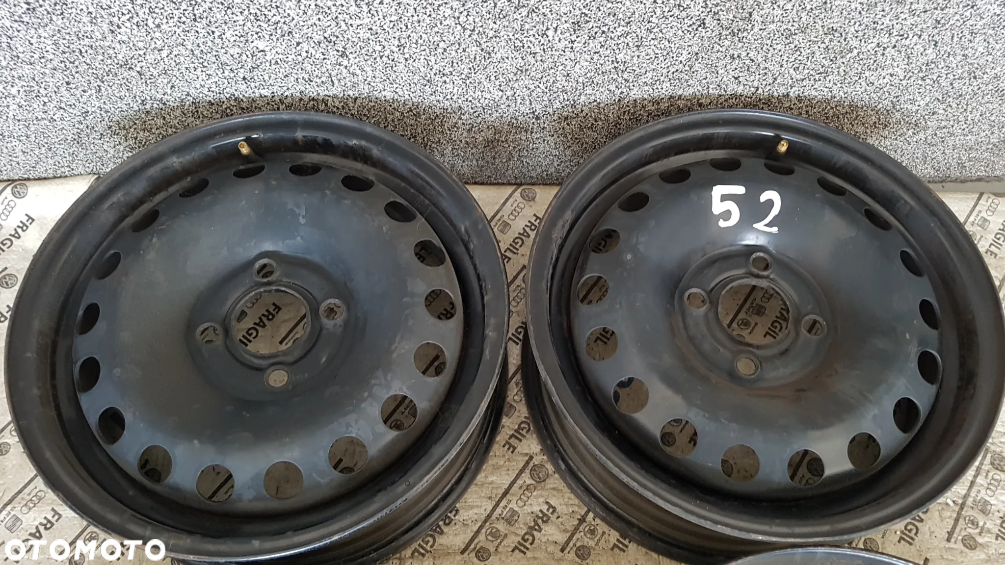 FELGI STALOWE VW 4x100 5Jx14 ET35 VW UP SKODA CITYGO SEAT MI - 2