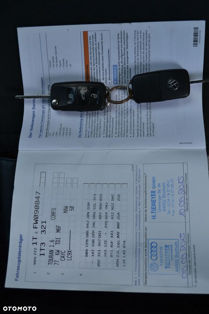 Volkswagen Touran 1.6 TDI DPF Cup - 36