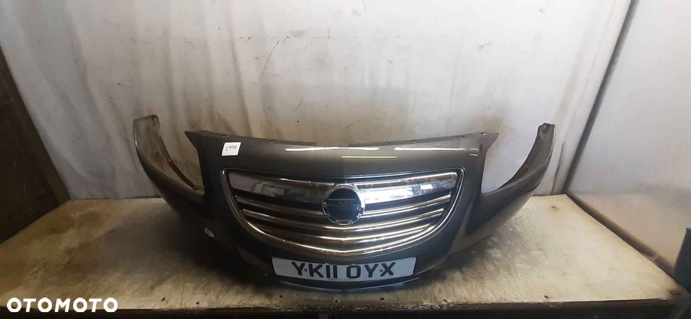 ^ ZDERZAK PRZÓD PRZEDNI OPEL INSIGNIA A I 1 Z177 SZARY GRAFITOWY - 1