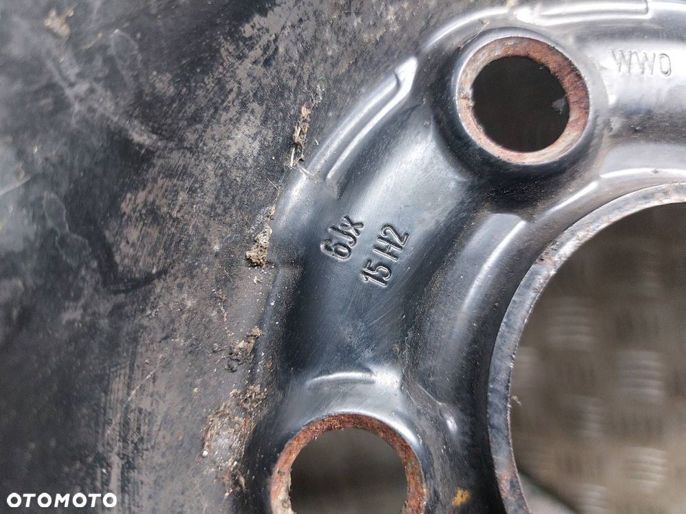 KOŁO ZAPASOWE ZAPAS 5x100 6Jx15 ET38 FI57,1  195/65R15 GOLF IV - 6