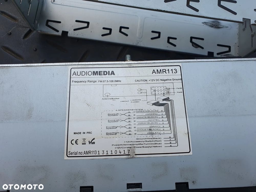 RADIOODTWARZACZ RADIO SAMOCHODOWE AUDIOMEDIA AMR113 SD USB AUX - 5