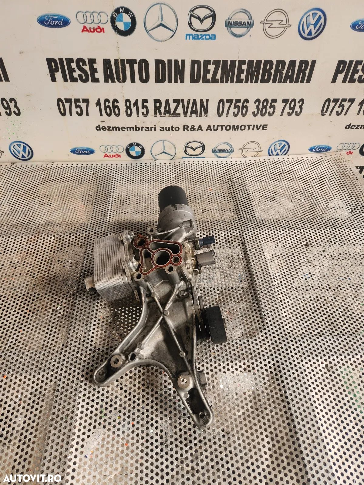 Racitor Ulei Termoflot Suport Racitor Filtru Ulei Vw Seat Skoda 1.8 TSI TFSI Cod 06L A3 8V A4 A5 Q3 - 1