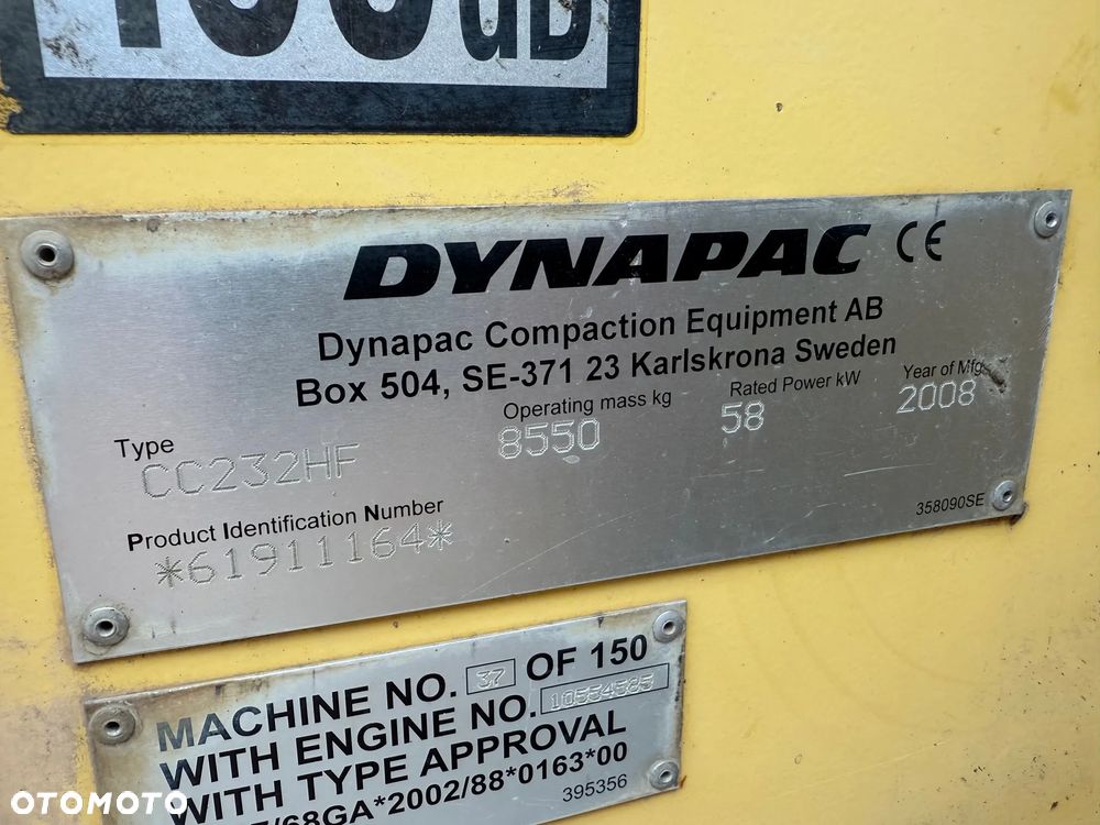 Dynapac CC 232 HF / 2008  / Nóż do Poboczy - 14