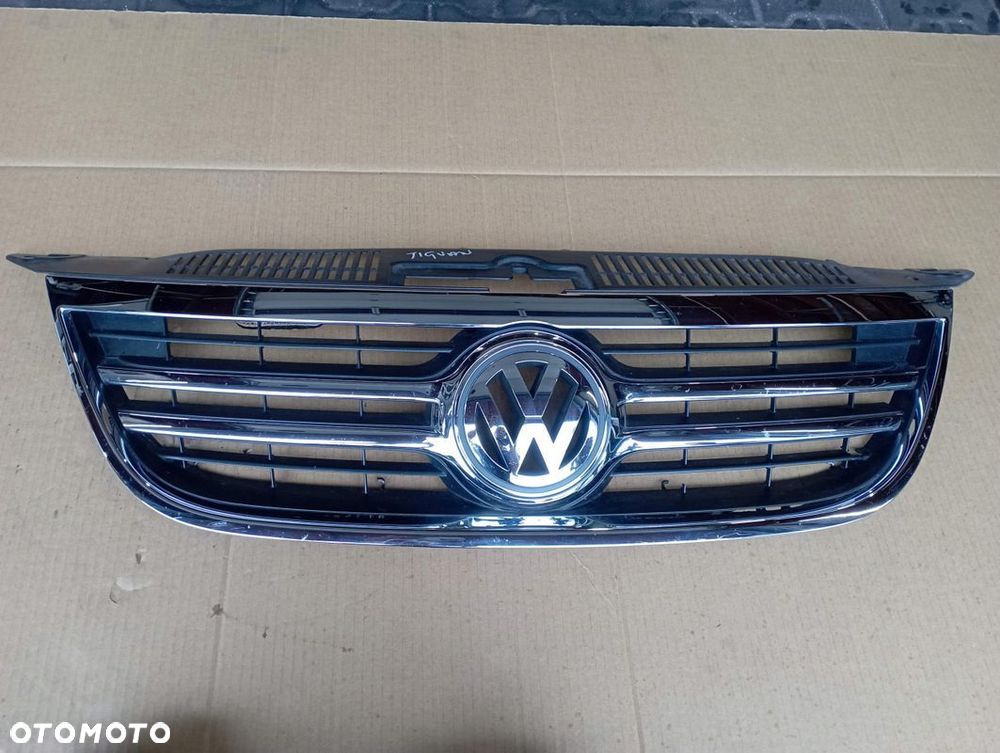 VW TIGUAN I 5N GRILL ATRAPA ZDERZAKA PRZÓD 5N0853653A - 1
