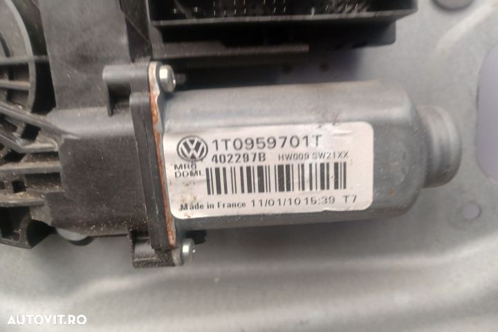 Macara geam fata stanga electrica 1T0837755L  1T0959701T  5K0959793 1 - 3