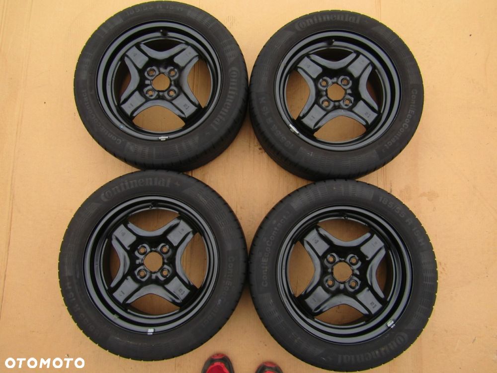 4x Felgi 15 Opel Adam Astra G H Corsa C D E Meriva Combo C + Kołpaki TPMS - 9