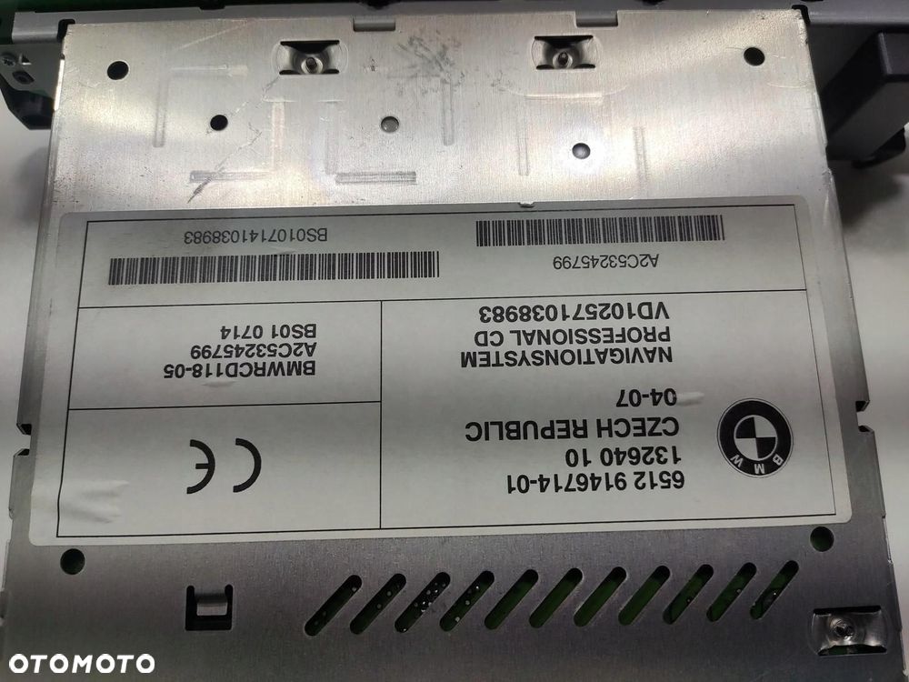 RADIO FABRYCZNE CD BMW X3 E83 LIFT LCI 2006-2010 9146714 - 4