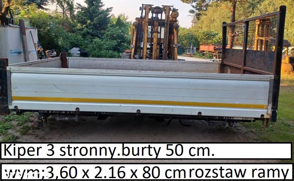 Skrzynia Ducato Kiper wywrot Iveco Renault Man Mercedes Nissan Ducato - 1