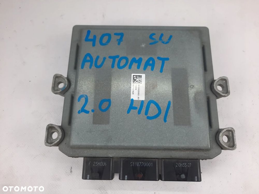 KOMPUTER SILNIKA PEUGEOT 407 2.0 HDI 9655534080 - 3
