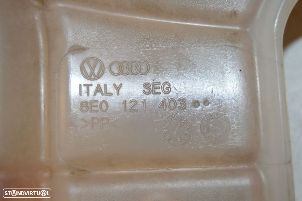 RESERVATORIO DEPOSITO VASO EXPANSÃO RADIADOR LIQUIDO REFRIGERAÇÃO 8E0121403 AUDI A4 B6 1.9 TDI AVF - 6