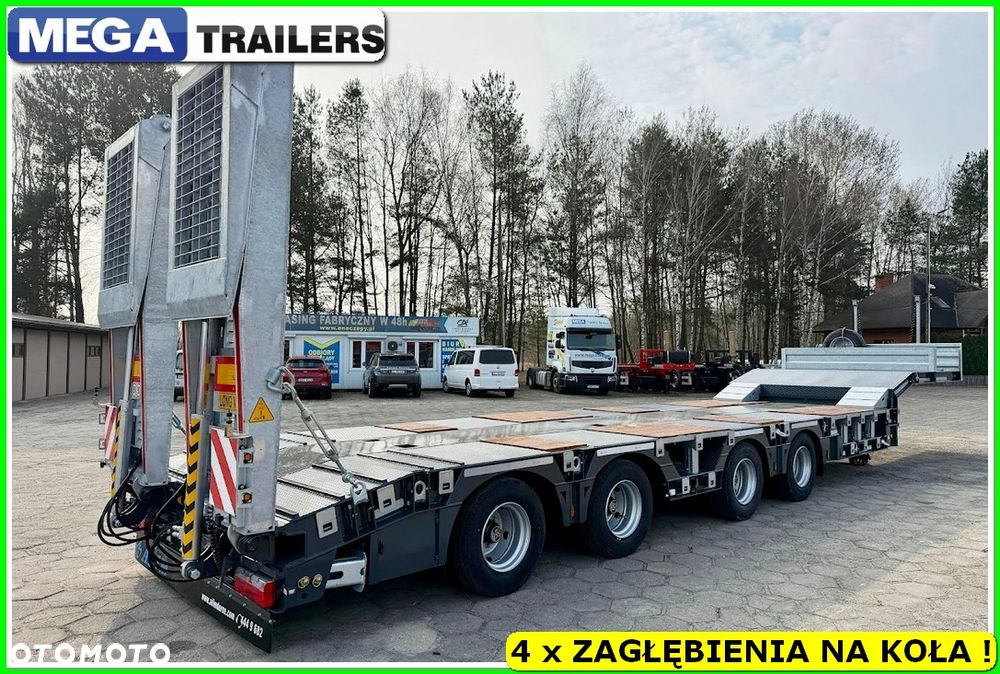 Inny Nisko podłoga 4 osie, ZAGŁĘBIENIA na KOŁA, najazdy długie!! - 6