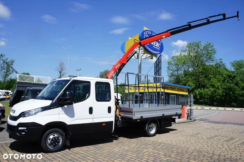 Iveco 45C15 4x4 doka brygadówka skrzynia wywrotka HDS żuraw - 14