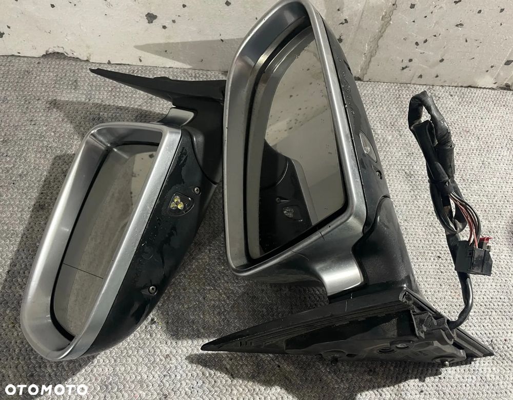 Audi A6 S6 C6 4F lusterka lusterko prawe lewe 6 PIN chrom alu - 3