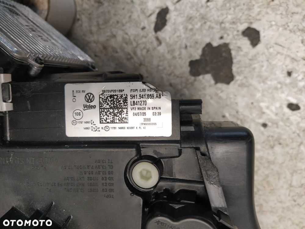 VW GOLF 8 VIII GTI LIFT LAMPY LAMPA REFLEKTORY REFLEKTOR PRZÓD PRZEDNIE MATRIX LED IQ LIGHT RED PRAWA LEWA PRZETWORNICA EU ORYGINAŁ - 13