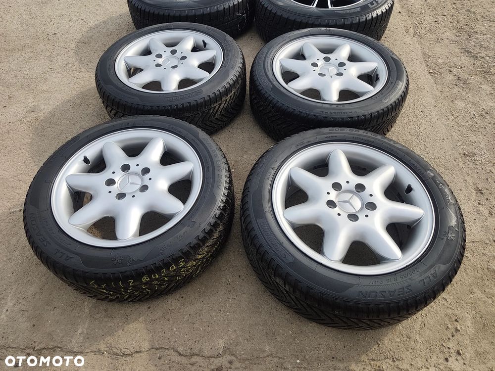 5x112 Felgi Aluminiowe Alufelgi Oryginalne 16 Mercedes Koła Całoroczne Wielosezonowe C KLASA W202 W203 CLK W208 W209 W124 W201 190 W W210 SLK R170 R171 5mm Legnica ALU-RAD 205/55 - 2