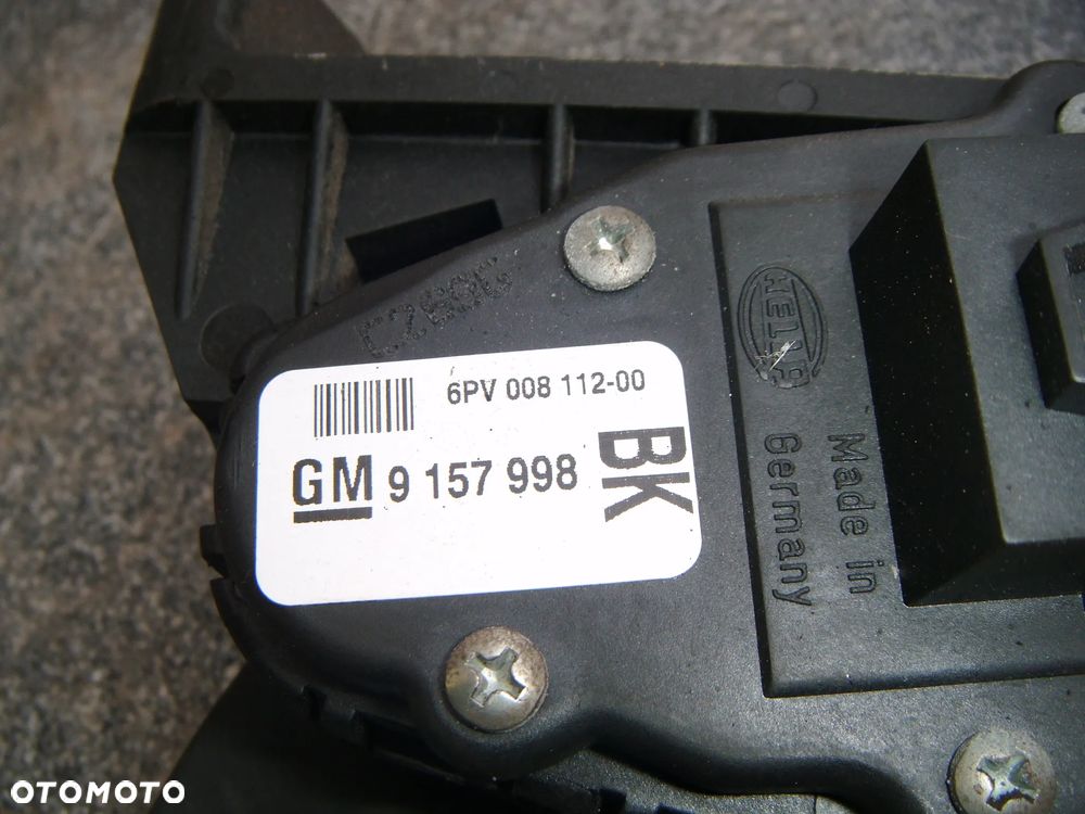 opel  astra h 1.6 16v pedał- potencjometr gazu  9157998 - 2