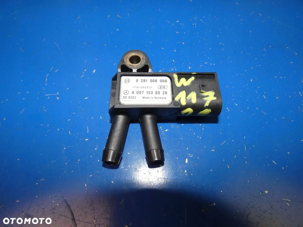 MERCEDES CLA W117 W176 GLA W156 1.8 2.2 CDI CZUJNIK CIŚNIENIA SPALIN DPF - 1