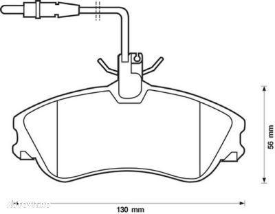 Placute frana fata Citroen Berlingo (Mf), 07.1996-12.2011, marca SRLine S70-0169 - 1