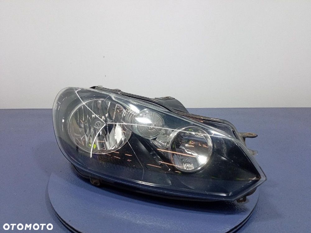 VW GOLF 6 VI REFLEKTOR PRAWY LAMPA PRZÓD EUROPA 25425801RE - 1