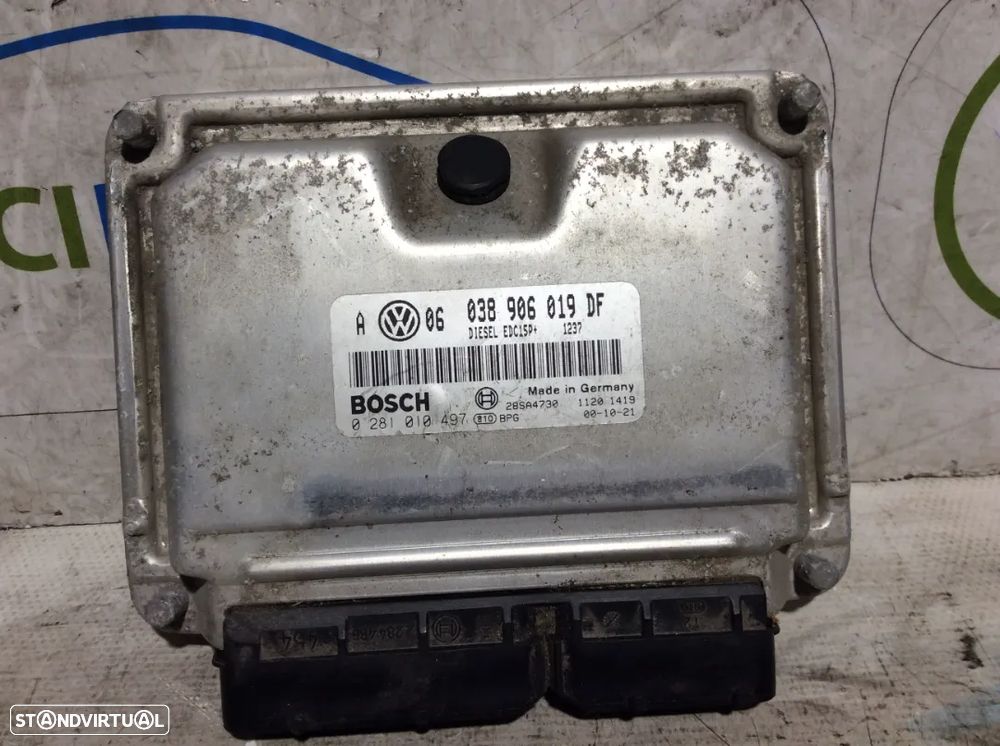 Centralina do motor Volkswagen Golf IV 1.9 TDi Ref. 038906019DF - 1
