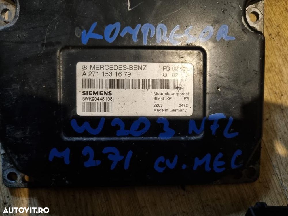 calculator motor c180 kompressor w203 cod a2711531679 - 1