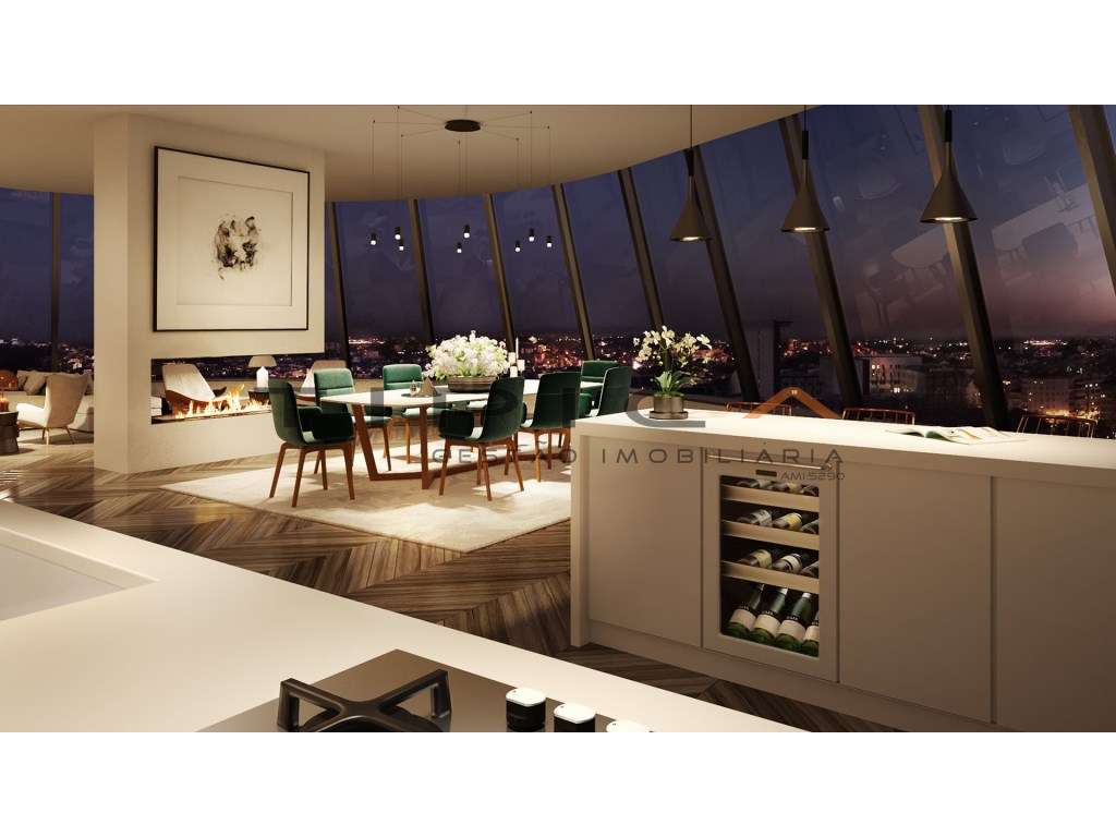 Saldanha- Magnifica Penthouse com vista panorâmica sobre Cidade - Grande imagem: 2/10