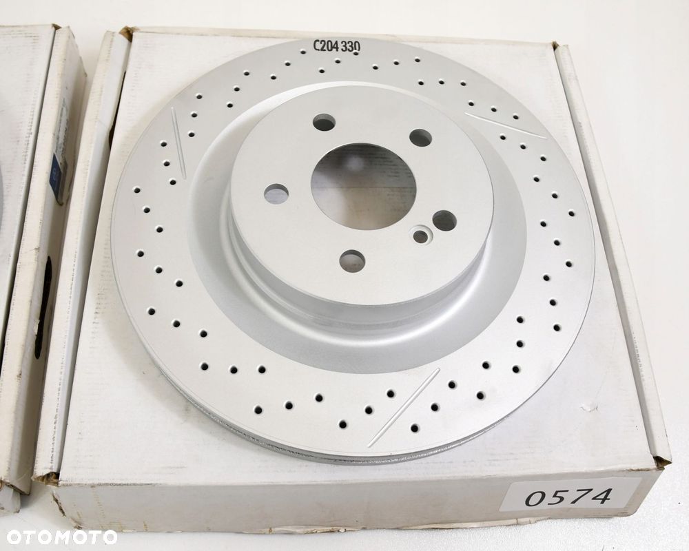 MERCEDES W204 C63 AMG TARCZA HAMULCOWA LEWA TYLNA ORYGINALNA - 7