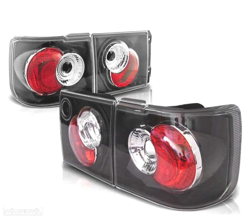 FAROLINS TRASEIROS VOLKSWAGEN VW VENTO 92-98 PRETO - 1