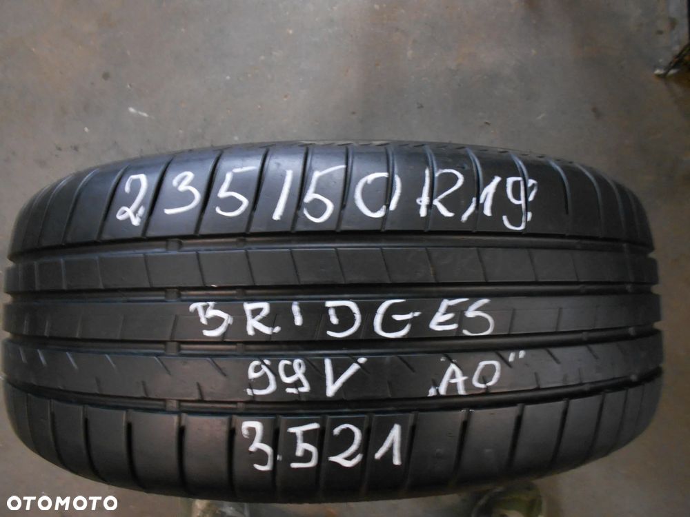 OPONA POJEDYNKA 235/50R19 BRIDGESTONE ALENZA 001 AO DOT 3521 7.4MM - 1