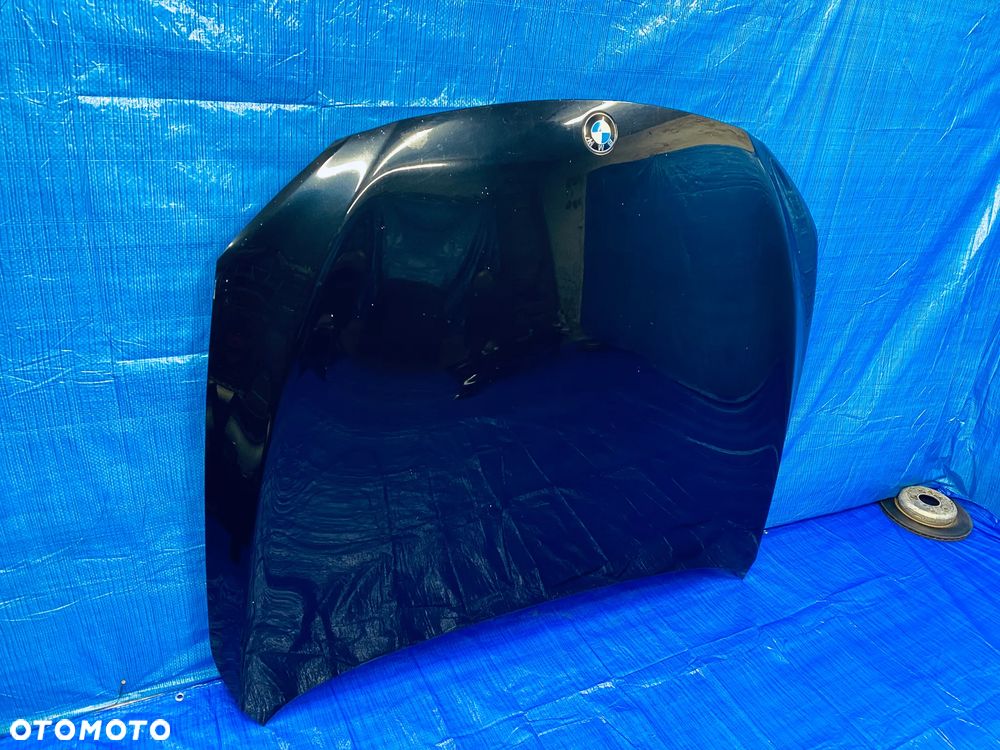 MASKA POKRYWA SILNIKA BMW 7 F01 F02 ; CZARNA LAKIER 416 416/9 CARBONSCHWARZ ORYGINAŁ - 8