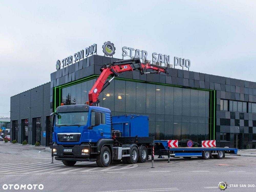 MAN TGS 26.400 6x4 HMF 3722 Fly Jib HDS Żuraw Crane Zestaw - 1