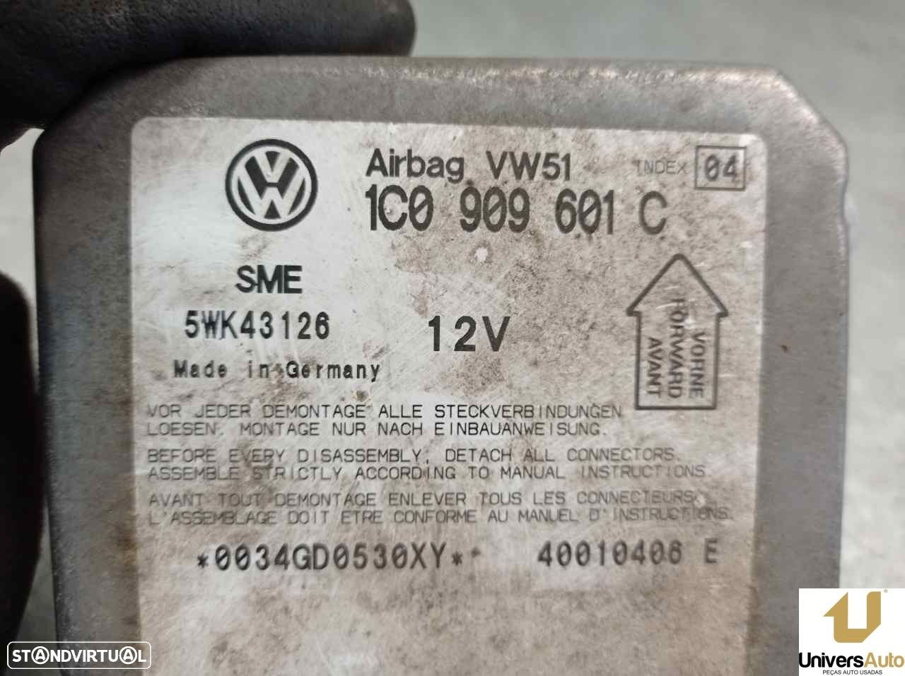 CENTRALINA AIRBAG SKODA FABIA I 2001 -1C0909601C - 1