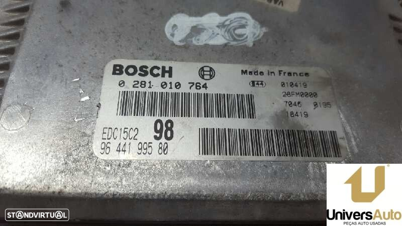 CENTRALINA DO MOTOR UCE CITROEN C5 BERLINA 2.2 HDI FAP CAT (4HX / DW12ED4) - 2