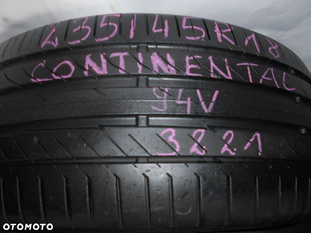 OPONY 235/45R18 CONTINENTAL CONTI SPORT CONTACT 5 DOT 4121  7.2MM - 2